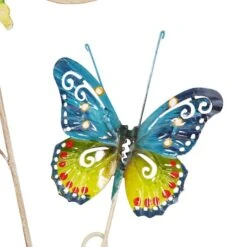 Multi Colored Butterfly Metal Outdoor Wall Accent -Michaels Decor Sale D352704S 4