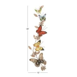 Multi Colored Butterfly Metal Outdoor Wall Accent -Michaels Decor Sale D352704S 7