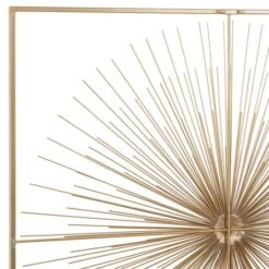 CosmoLiving By Cosmopolitan Gold Iron Modern Wall Décor -Michaels Decor Sale D352720S 5