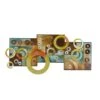 36" Multicolor Geometric Abstract Art Wall Décor -Michaels Decor Sale D352741S 1