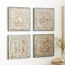 Brass Metal Fleur De Lis Wall Décor Set 11 Brass Metal Fleur De Lis Wall Décor Set -Michaels Decor Sale D352762S 7