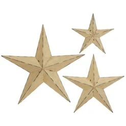 Cream Stars Rustic Metal Wall Decor Set -Michaels Decor Sale D352776S 1 1