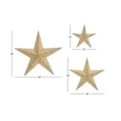 Cream Stars Rustic Metal Wall Decor Set -Michaels Decor Sale D352776S 6
