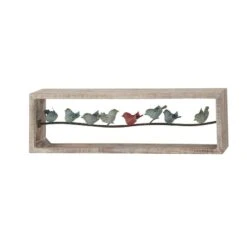 Whitewashed Wood Farmhouse Birds Wall Accent -Michaels Decor Sale D352807S 3