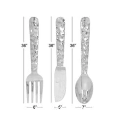 36" Silver Aluminum Traditional Wall Décor Set, 3ct. -Michaels Decor Sale D352832S 7