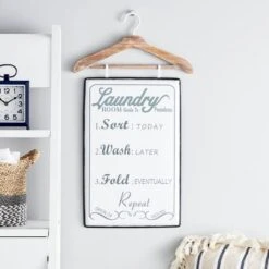 White Iron Farmhouse Wall Décor -Michaels Decor Sale D352852S 3