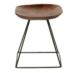 20" Brown Iron Rustic Stool -Michaels Decor Sale D359077S 3