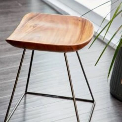 20" Brown Iron Rustic Stool -Michaels Decor Sale D359077S 7