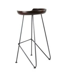 Brown Iron & Wood Rustic Stool -Michaels Decor Sale D359082S 2