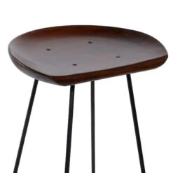 Brown Iron & Wood Rustic Stool -Michaels Decor Sale D359082S 5