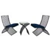 Black Metal Eclectic Outdoor Seating Set 1 Black Metal Eclectic Outdoor Seating Set -Michaels Decor Sale D359340S 9