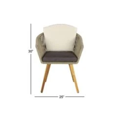 Light Brown Modern Outdoor Dining Chair Set 16 Light Brown Modern Outdoor Dining Chair Set -Michaels Decor Sale D359359S 2