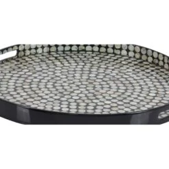 24" Black Wood Coastal Tray 9 24" Black Wood Coastal Tray -Michaels Decor Sale D361675S 3