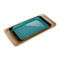 Multi Colored Metal Contemporary Tray Set -Michaels Decor Sale D361680S 2