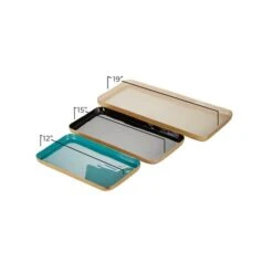 Multi Colored Metal Contemporary Tray Set -Michaels Decor Sale D361680S 5
