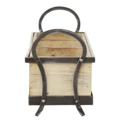 22" Brown Wood Farmhouse Tray -Michaels Decor Sale D361684S 2