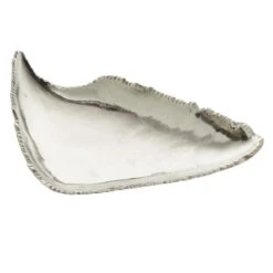 CosmoLiving By Cosmopolitan 16" Silver Aluminum Contemporary Tray -Michaels Decor Sale D361694S 2