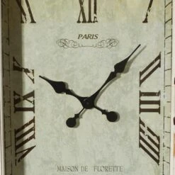 34" White Vintage Wood Wall Clock -Michaels Decor Sale D362069S 4