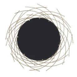 CosmoLiving By Cosmopolitan 39" Gold Glam Metal Wall Mirror -Michaels Decor Sale D362122S 5