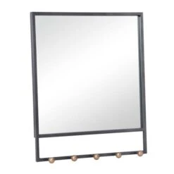 24" Black Industrial Metal Wall Mirror -Michaels Decor Sale D362123S 2