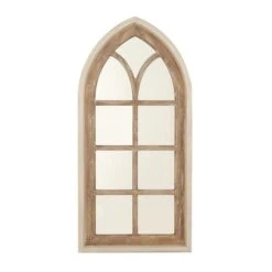 35" Brown Vintage Wood Wall Mirror 16 35" Brown Vintage Wood Wall Mirror -Michaels Decor Sale D362129S 3