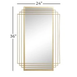 CosmoLiving By Cosmopolitan Gold Glam Metal Wall Mirror -Michaels Decor Sale D362143S 6