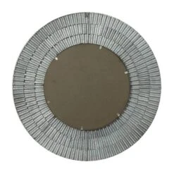 37'' Gray Farmhouse Metal Wall Mirror 13 37'' Gray Farmhouse Metal Wall Mirror -Michaels Decor Sale D362180S 4