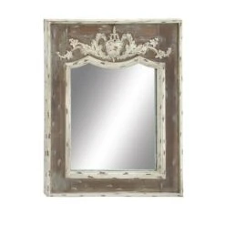 43" Brown Wood Rustic Console Mirror -Michaels Decor Sale D362188S 2