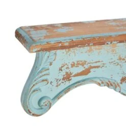 32" Blue Wood Rustic Wall Shelf -Michaels Decor Sale D364357S 4