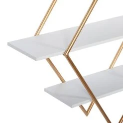 20" Gold Wood Glam Wall Shelf Set -Michaels Decor Sale D364373S 3