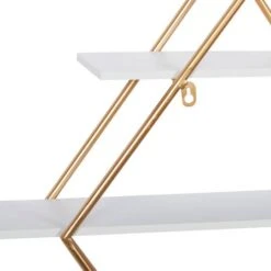 20" Gold Wood Glam Wall Shelf Set -Michaels Decor Sale D364373S 4