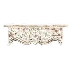 Brown Wood Vintage Wall Shelf 14 Brown Wood Vintage Wall Shelf -Michaels Decor Sale D364394S 2
