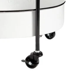 White Farmhouse Metal Storage Cart -Michaels Decor Sale D364402S 5