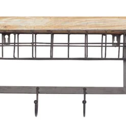 Brown Metal Farmhouse Wall Hook 14 Brown Metal Farmhouse Wall Hook -Michaels Decor Sale D364403S 4