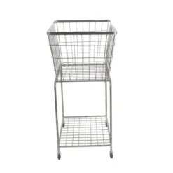 Gray Industrial Metal Storage Cart -Michaels Decor Sale D364405S 3