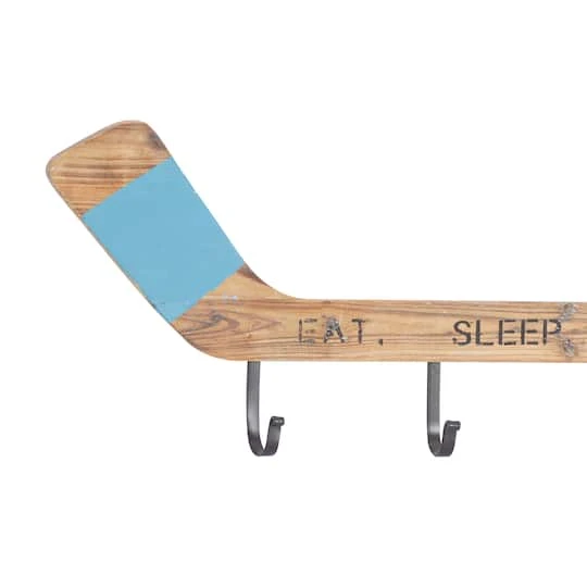 Brown Wood Eclectic Wall Hook 6 Brown Wood Eclectic Wall Hook - Image 4