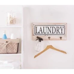 DII® Vintage Enamelware Tile Laundry Hook Sign -Michaels Decor Sale D364574S 5