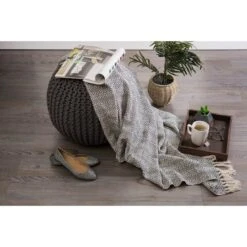 DII® Gray Diamond Stitch Throw 12 DII® Gray Diamond Stitch Throw -Michaels Decor Sale D364591S 7