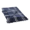 DII® French Blue Modern Farmhouse Plaid Throw -Michaels Decor Sale D364592S 1