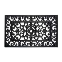 DII® J&M Wrought Iron Rubber Doormat