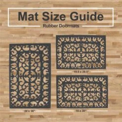 DII® J&M Wrought Iron Rubber Doormat -Michaels Decor Sale D364610S 7