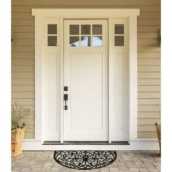 DII® J&M French Arch Half Round Rubber Doormat 11 DII® J&M French Arch Half Round Rubber Doormat -Michaels Decor Sale D364613S 2