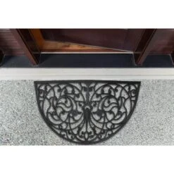 DII® J&M French Arch Half Round Rubber Doormat 13 DII® J&M French Arch Half Round Rubber Doormat -Michaels Decor Sale D364613S 5