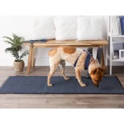 DII® Blue & Black Walk Off Utility Runner Doormat, 22" X 60" -Michaels Decor Sale D364672S 6