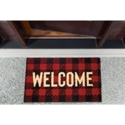 DII® Buffalo Check Welcome Doormat 10 DII® Buffalo Check Welcome Doormat -Michaels Decor Sale D364673S 6