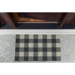 DII® Gray & White Buffalo Check Doormat -Michaels Decor Sale D364674S 6