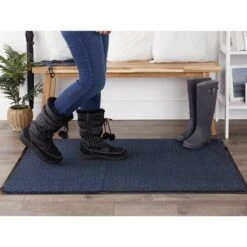 DII® Blue & Black Walk Off Utility Doormat, 30" X 48" 14 DII® Blue & Black Walk Off Utility Doormat, 30" X 48" -Michaels Decor Sale D364687S 5