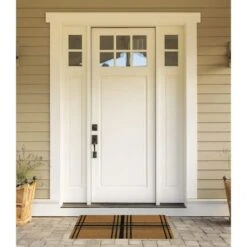 DII® Black Farmhouse Plaid Doormat -Michaels Decor Sale D364690S 3