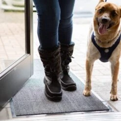 DII® Gray & Black Walk Off Utility Runner Doormat, 22" X 60" -Michaels Decor Sale D364693S 4