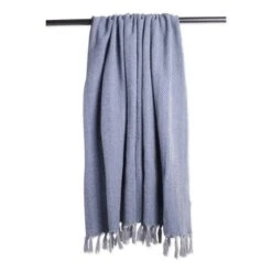 DII® French Blue Tonal Textured Throw 13 DII® French Blue Tonal Textured Throw -Michaels Decor Sale D364722S 4
